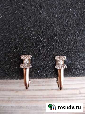 Золотые серьги Луга - изображение 1