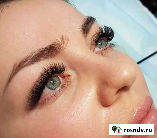 Наращивание ресниц, коррекция покраска бровей Белгород - изображение 1