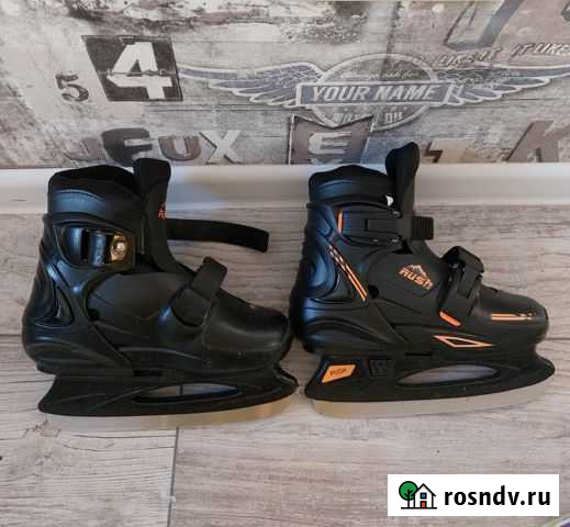 Коньки раздвижные Rush, р-р 29-32 Хабаровск - изображение 1