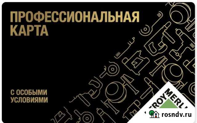 Профессиональная карта Леруа Мерлен Санкт-Петербург - изображение 1