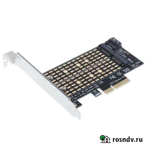 Контролер PCI-Express M.2 на 2 NVMe диска Калининград - изображение 1