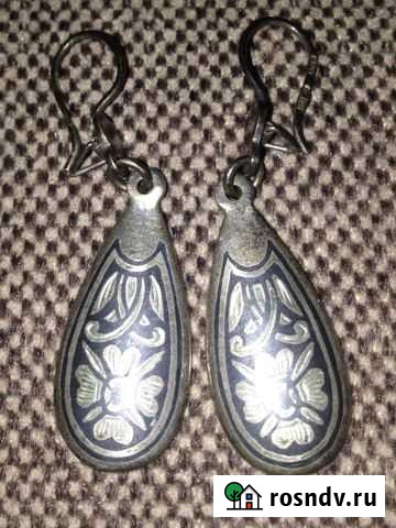 Серьги серебро Барнаул - изображение 1