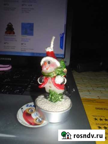 Свеча снеговик Брянск - изображение 1