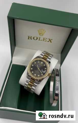 Набор подарочный часы браслет в коробке Будённовск - изображение 1