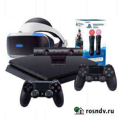 Игровая приставка Sony Playstation 4 slim с VR Подольск