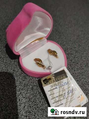 Золотые серьги с самородками Смоленск - изображение 1