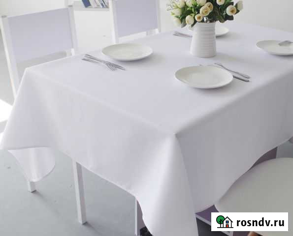 Скатерти банкетные белые Самара - изображение 1