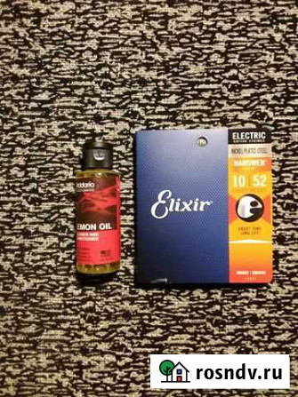 Струны Elixir Nanoweb и лимонное масло Самара - изображение 1