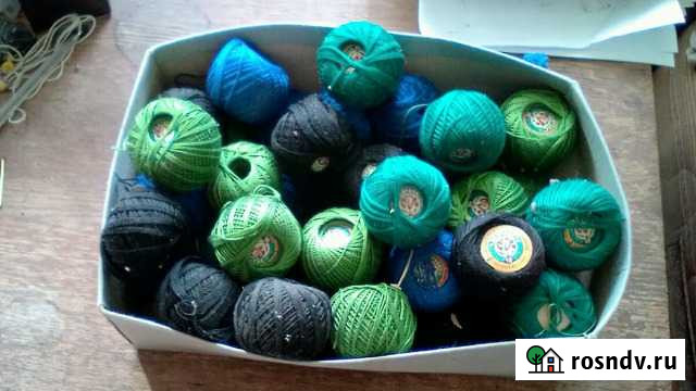 Нитки Ирис для вязания из СССР Новосибирск - изображение 1