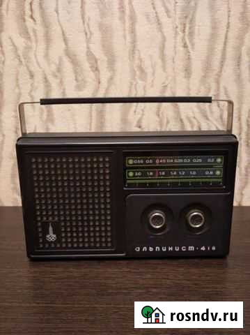 Радиоприемник Альпинист-418, СССР Волчанск - изображение 1