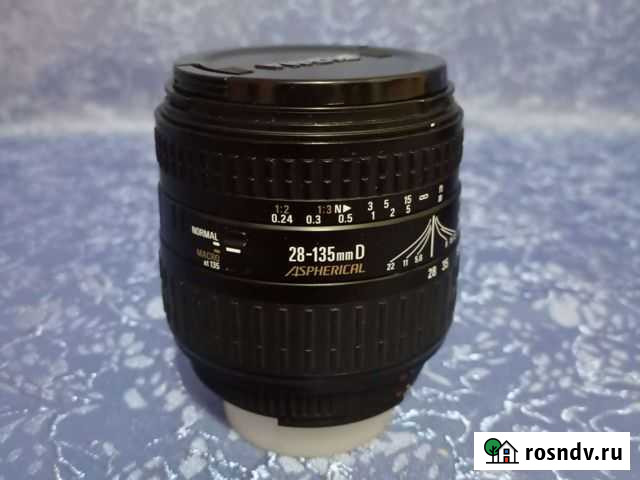 Объектив sigma28-135mmD Aspherical для nikon Снежногорск - изображение 1