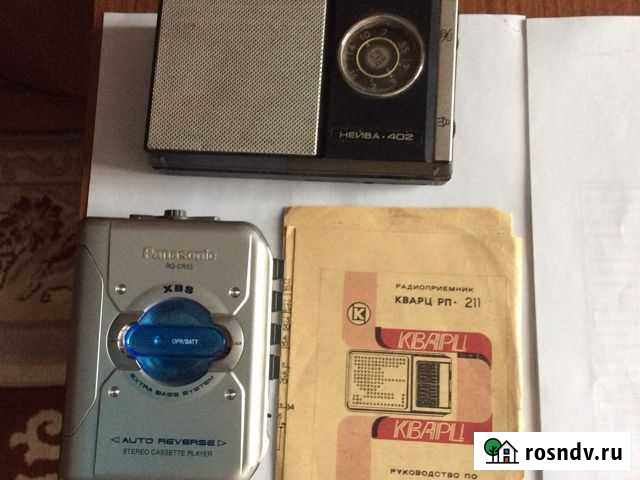 Радиоприемник Нейва- 402Panasonic- RQ- CR 55 Великий Новгород - изображение 1