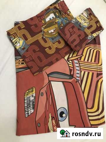 Комплект постельного белья Тачки Disney 1,5 спальн Волгоград - изображение 1