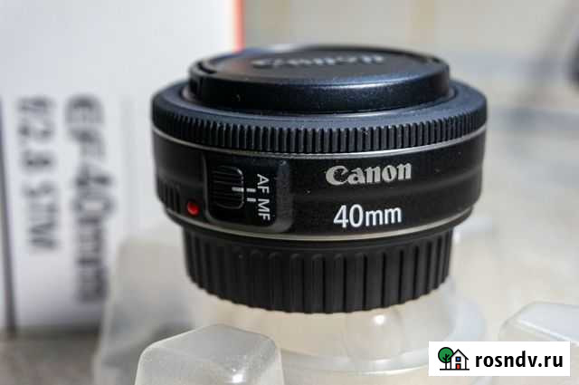 Canon EF 40mm f 2 8 STM Тверь - изображение 1