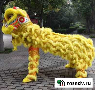Желтый китайский лев для танца Ижевск - изображение 1