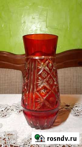 Ваза СССР цветное стекло/хрусталь разные Воронеж - изображение 1