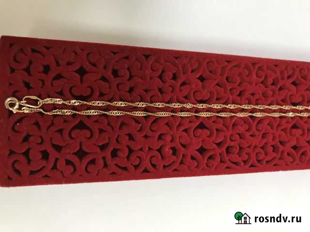 Золотая цепь 585 проба (1546) Белореченск - изображение 1