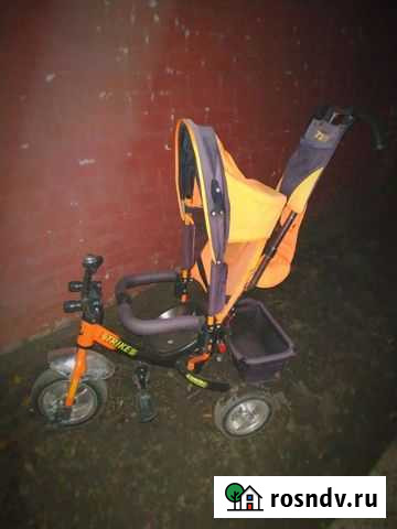 Трехколесный детский велосипед с ручкой бу Курск - изображение 1