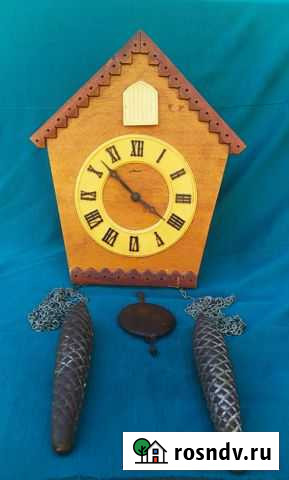 Настенные Часы с Кукушкой / Маяк / СССР / 1970-е Губкин - изображение 1