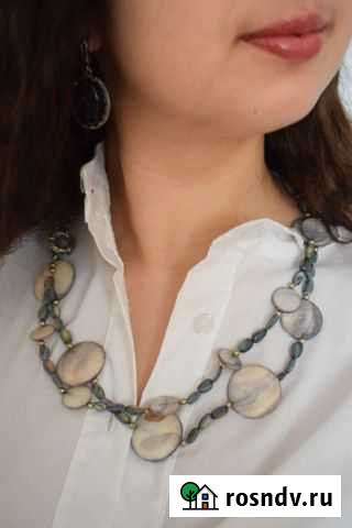 Винтажное колье из натуральных камней лазурит Калининград - изображение 1