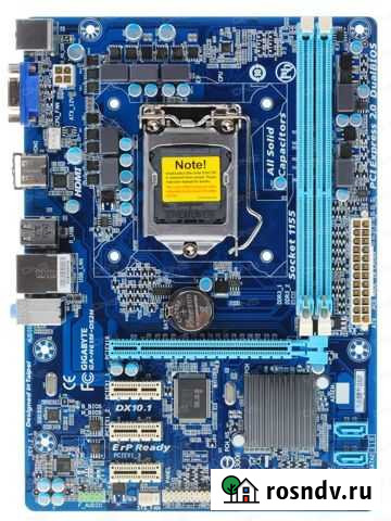 Материнская плата сокет 1155 Саратов - изображение 1