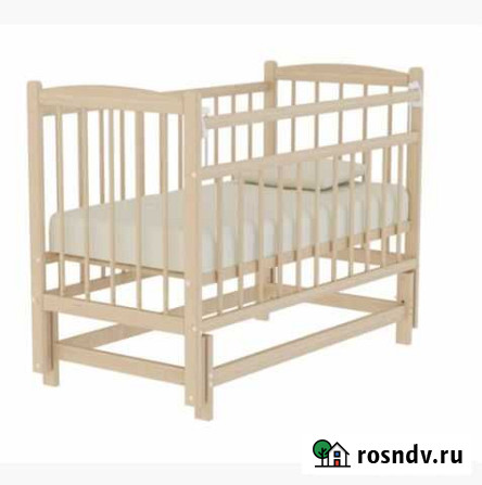 Кроватка детская с маятниковым механизмом Красноярка - изображение 1
