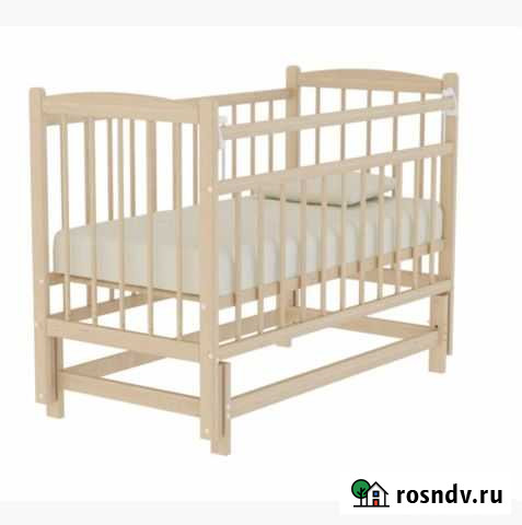 Кроватка детская с маятниковым механизмом Красноярка - изображение 1