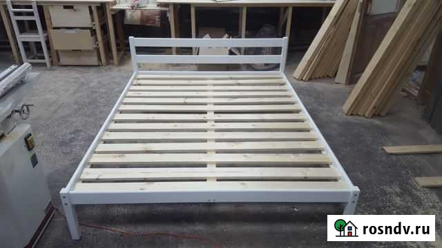 Кровать двуспальная из массива дерева Петрозаводск - изображение 1