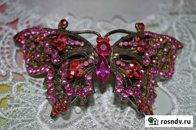 Заколка  Бабочка  большая Пенза - изображение 1