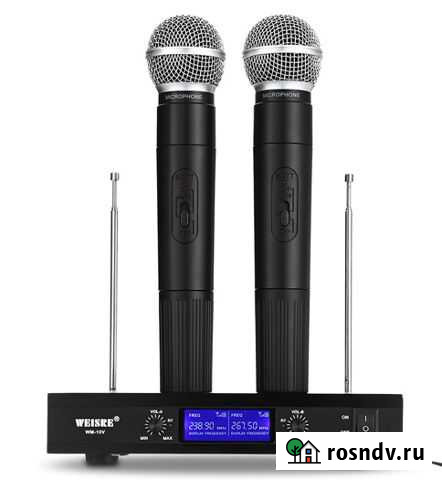 Набор беспроводных микрофонов WM-10V Ростов-на-Дону - изображение 1
