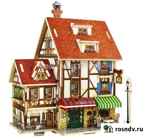 Деревянный дом 3D- пазлы Комсомольск-на-Амуре - изображение 1