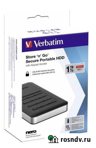 Жесткий диск Verbatim HDD 1TB Калининград - изображение 1