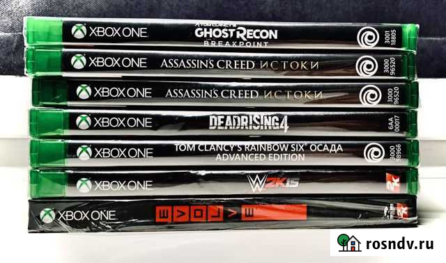 7 дисков для Xbox One Series (Запечатаны) Кондрово - изображение 1