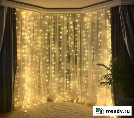 Гирлянда светодиодная (штора) оптом Екатеринбург - изображение 1