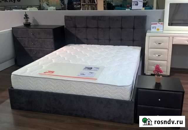 Кровать двухспальная с матрасом Ника Невьянск - изображение 1