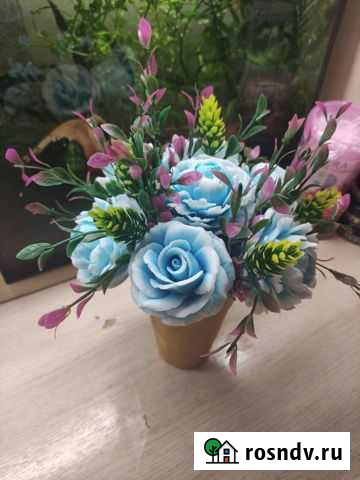 Букеты из мыльных роз, пионов ручная работа Екатеринбург - изображение 1