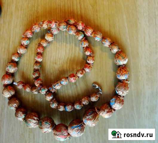 Бусы из шелка в старорусском стиле Уфа - изображение 1