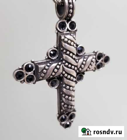Крест цепочка серебро 925 Ставрополь - изображение 1