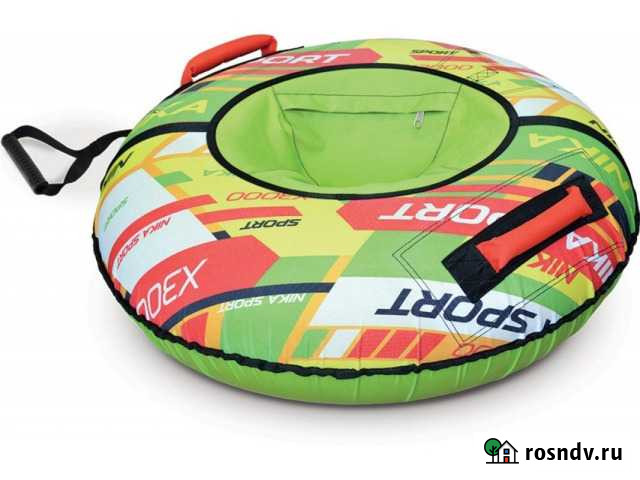 Тюбинг nika sport зеленый d 93см. Новый Тула - изображение 1