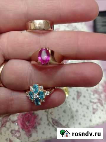 Золотые кольца 583 пробы СССР Каспийск - изображение 1