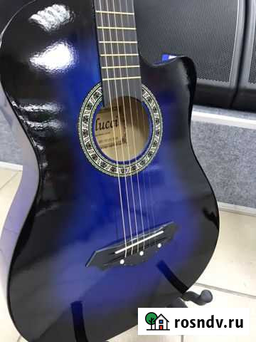 Акустическая гитара синяя, Belucci Улан-Удэ - изображение 1