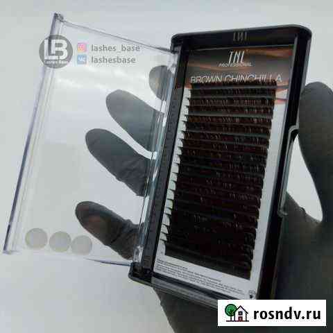 Коричневые ресницы TNL Brown Chinchilla MIX Сургут