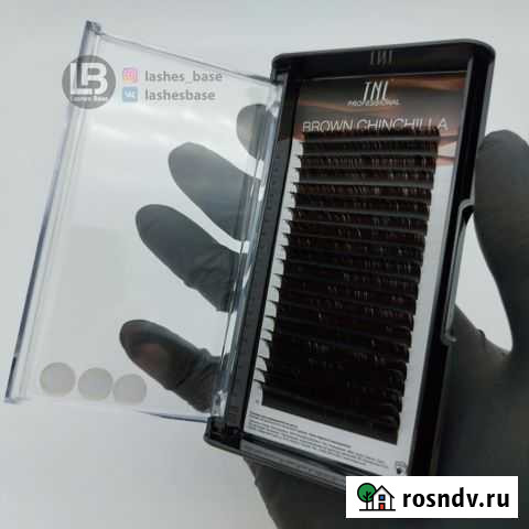 Коричневые ресницы TNL Brown Chinchilla MIX Сургут - изображение 1