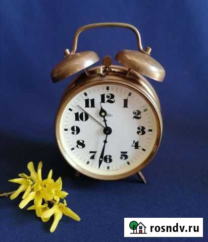 Медный будильник Старый Оскол - изображение 1