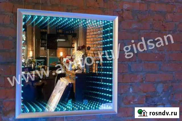 Зеркало с 3D подсветкой (эффект бесконечности) Уфа - изображение 1