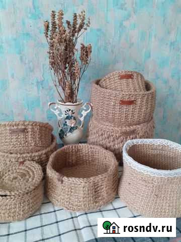 Корзина из джута Архара - изображение 1