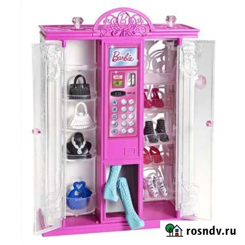 Продам Игровой набор Барби Шкаф-автомат с аксесс Старый Оскол - изображение 1