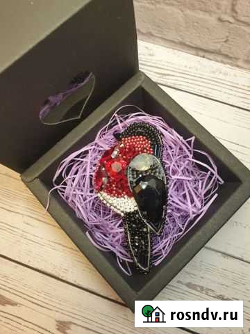 Брошь снегирь Мурманск - изображение 1