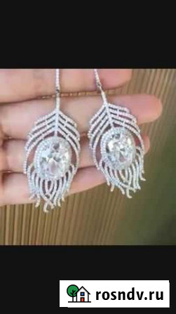 Серьги Испания Перья Жар Птицы Иркутск - изображение 1