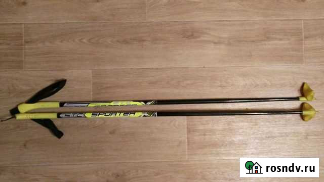 Лыжные палки 105 см Заволжье - изображение 1